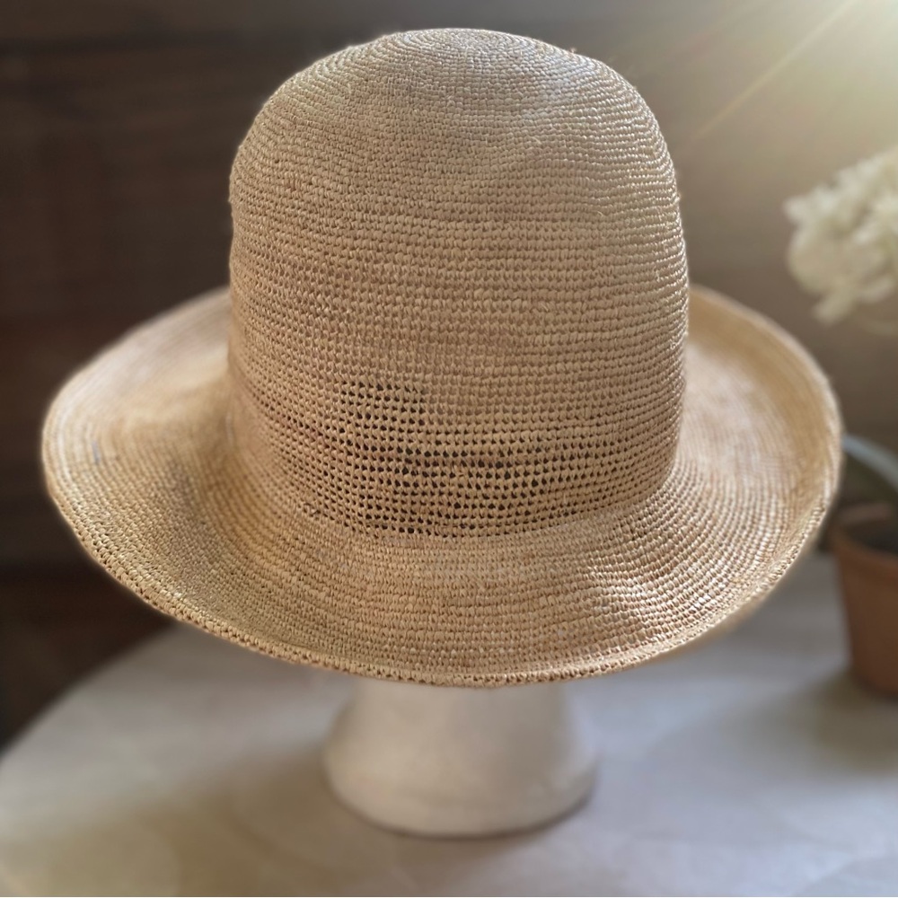 Wyeth Raffia Raffia Hat. One Size. - Picture 3 of 5